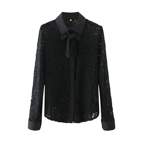 elegant women black hollow out shirts fashion ladies floral lace sweet female chic slim turn down collar shirt 210527, White
elegant women black hollow out shirts fashion ladies floral lace sweet female chic slim turn down collar shirt 210527, White