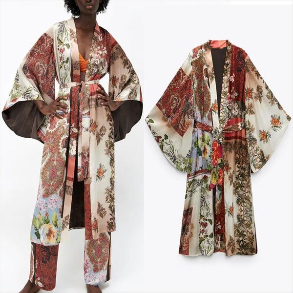summer print kimono za women dresses vintage long sleeve flowy tied belt casual loose beach, Black;gray
summer print kimono za women dresses vintage long sleeve flowy tied belt casual loose beach, Black;gray