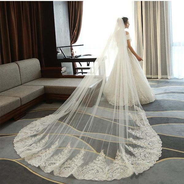 bridal veils 2021 fashion two layers ivory appliques cathedral customize lace edge wedding party veil, Black
bridal veils 2021 fashion two layers ivory appliques cathedral customize lace edge wedding party veil, Black