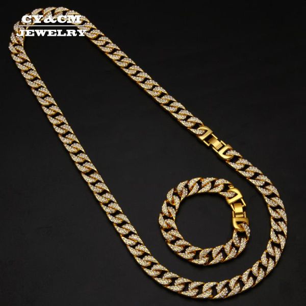 chains 13mm gold silver color men choker hip hop iced out bling rhinstones necklace miami curb cuban link necklaces bracelet set
chains 13mm gold silver color men choker hip hop iced out bling rhinstones necklace miami curb cuban link necklaces bracelet set