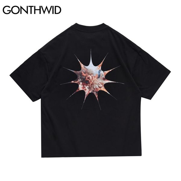 tees shirts harajuku vintage painting print tshirts hip hop streetwear summer casual loose fashion short sleeve 210602, White;black
tees shirts harajuku vintage painting print tshirts hip hop streetwear summer casual loose fashion short sleeve 210602, White;black