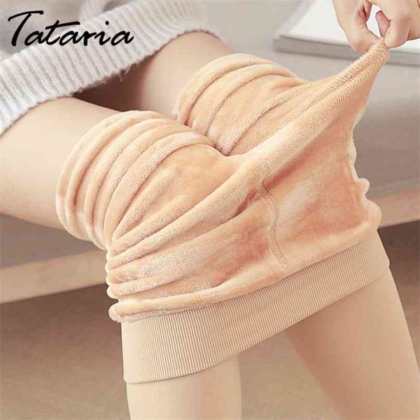 tataria autumn winter leggings women's keep warm solid leggings for women high waist thick velvet leggings super elastic 210820, Black
tataria autumn winter leggings women's keep warm solid leggings for women high waist thick velvet leggings super elastic 210820, Black
