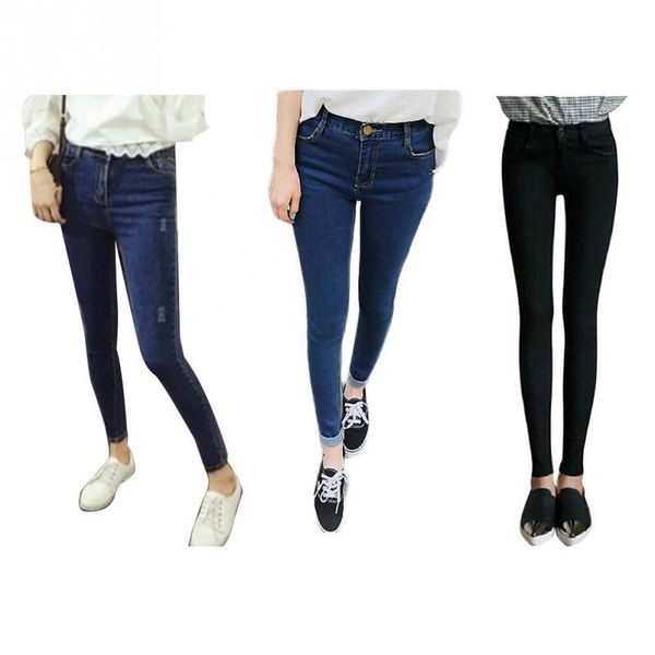 women's pants & capris fashionable women high waist jeans stretch trousers skinny pencil, Black;white
women's pants & capris fashionable women high waist jeans stretch trousers skinny pencil, Black;white