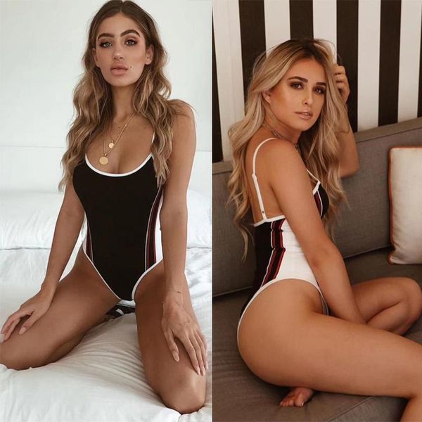 women's jumpsuits & rompers summer casual patchwork bodycon bandage bodysuit 2021 est fashion spaghetti strap women knitted beach party, Black;white
women's jumpsuits & rompers summer casual patchwork bodycon bandage bodysuit 2021 est fashion spaghetti strap women knitted beach party, Black;white