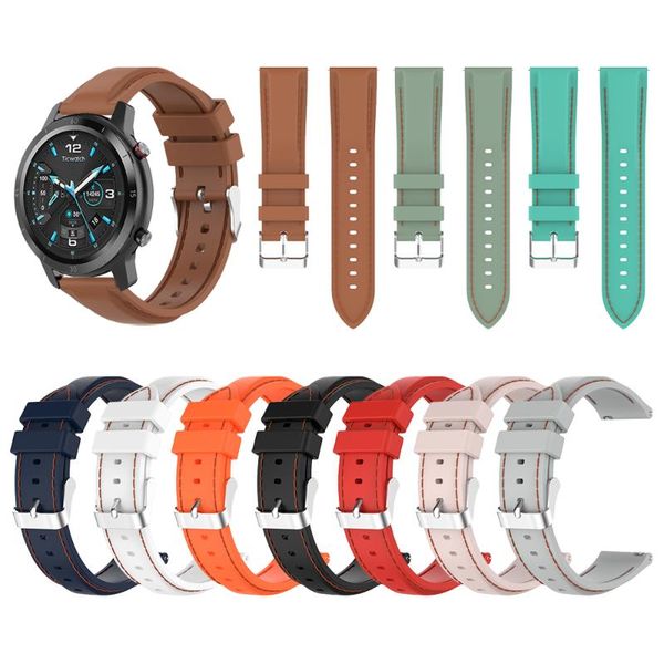 watch bands suture silicone wristband strap for ticwatch pro 3 gtx band wriststrap 2021/s2 e2 smartwatch watchband bracelet, Black;brown
watch bands suture silicone wristband strap for ticwatch pro 3 gtx band wriststrap 2021/s2 e2 smartwatch watchband bracelet, Black;brown