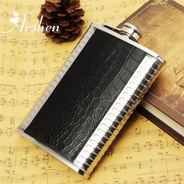 hip flasks arshen portable mini 9oz leather stainless steel flask whisky bottle wine liquor alcohol drink pocket cap gift
hip flasks arshen portable mini 9oz leather stainless steel flask whisky bottle wine liquor alcohol drink pocket cap gift
