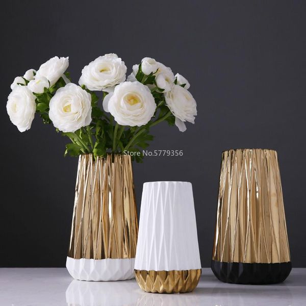 vases golden ceramic vase simple home living room bedroom dining table flower arrangement decoration ornaments
vases golden ceramic vase simple home living room bedroom dining table flower arrangement decoration ornaments
