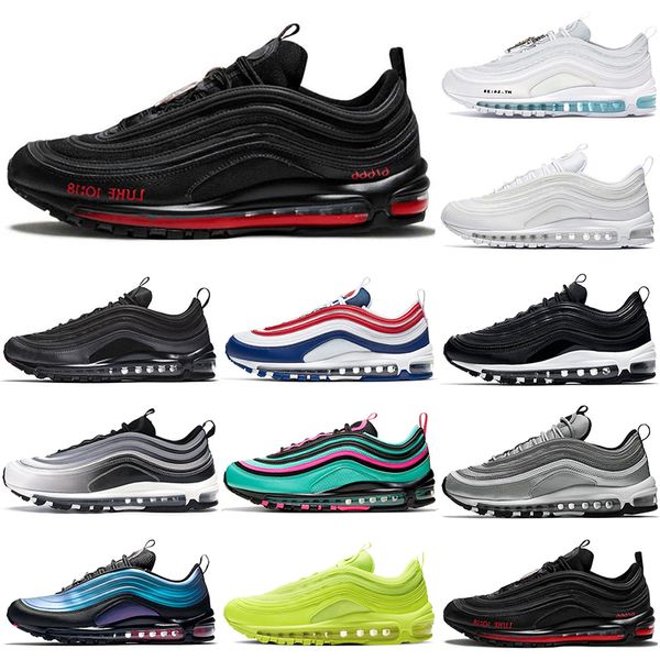 2021 fashion men 97 women running shoes mschf inri jesus lil nas satan triple white black usa gradient fade green sliver bullet throwback fu
2021 fashion men 97 women running shoes mschf inri jesus lil nas satan triple white black usa gradient fade green sliver bullet throwback fu
