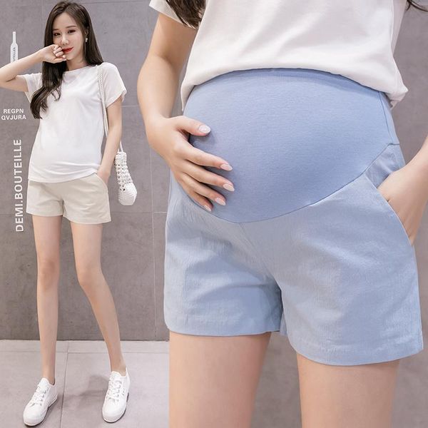 maternity bottoms 3809# leisure pants solid color cotton shorts support abdomen elastic for pregnant women trousers, White
maternity bottoms 3809# leisure pants solid color cotton shorts support abdomen elastic for pregnant women trousers, White