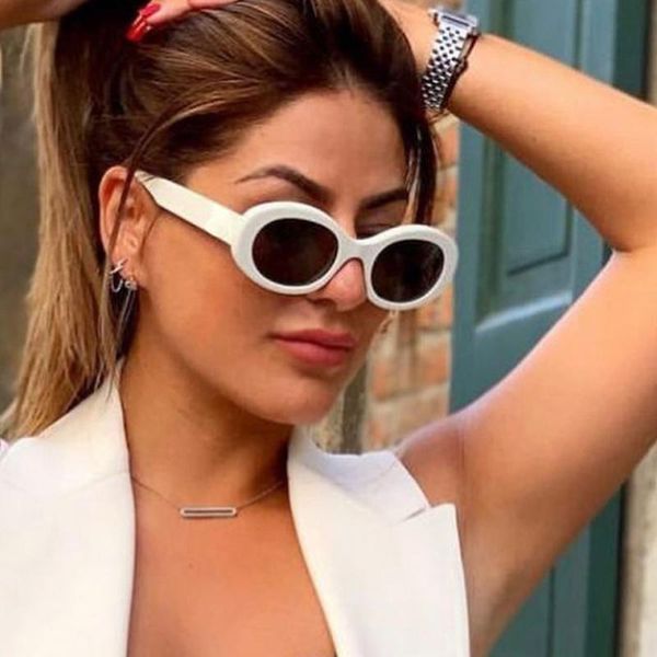 sunglasses 2021 fashion white oval women brand designer vintage stone stripe sun glasses female show shades men oculos, White;black
sunglasses 2021 fashion white oval women brand designer vintage stone stripe sun glasses female show shades men oculos, White;black