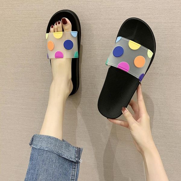 slippers women home 2021 summer woman jelly color transparent slides ladies fashion women's house flats female cute beach shoes, Black
slippers women home 2021 summer woman jelly color transparent slides ladies fashion women's house flats female cute beach shoes, Black
