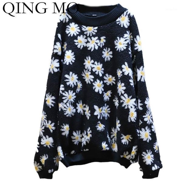 women's hoodies & sweatshirts qing mo fashion brand women daisy printed sweatshirt 2021 oversized sweartshirt black zqy6066
women's hoodies & sweatshirts qing mo fashion brand women daisy printed sweatshirt 2021 oversized sweartshirt black zqy6066