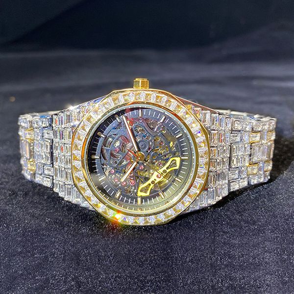 designer watch brand table luxury es full automatic mechanical hiphop full diamond super flash men's hip hop hollow bottom waterproof s, Slivery;brown
designer watch brand table luxury es full automatic mechanical hiphop full diamond super flash men's hip hop hollow bottom waterproof s, Slivery;brown