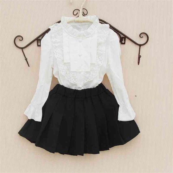 fashion white blouse for big kids cotton long sleeve shirt autumn teenage girls lace toddler baby 2 8 14y 210622, White;black
fashion white blouse for big kids cotton long sleeve shirt autumn teenage girls lace toddler baby 2 8 14y 210622, White;black