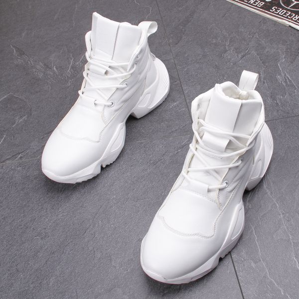 fashion designer white breathable casual business dress shoes lace-up platform trend comfortable mens chunky bottom sneaker h77, Black
fashion designer white breathable casual business dress shoes lace-up platform trend comfortable mens chunky bottom sneaker h77, Black