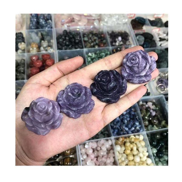 decorative objects & figurines natural purple lepidolite flower crystal healing stones for decoration
decorative objects & figurines natural purple lepidolite flower crystal healing stones for decoration