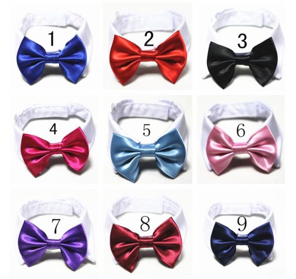 dog apparel pet cat solid color stripe formal necktie tuxedo bow tie collar for accessories small medium dogs and cats 
dog apparel pet cat solid color stripe formal necktie tuxedo bow tie collar for accessories small medium dogs and cats