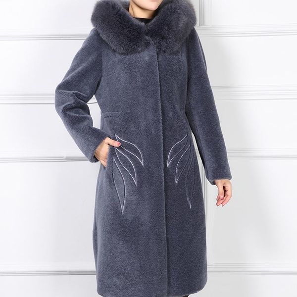 women's fur & faux 2021, winter jacket, clothes, natural fur, women collar hooded thick sheep shearling long jackets 6252, Black
women's fur & faux 2021, winter jacket, clothes, natural fur, women collar hooded thick sheep shearling long jackets 6252, Black