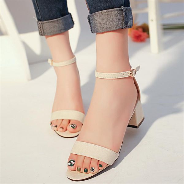 sandals anti-season summer hollow women thick high heel ankle strap sandalias mujer fashion sandal female party shoes, Black
sandals anti-season summer hollow women thick high heel ankle strap sandalias mujer fashion sandal female party shoes, Black