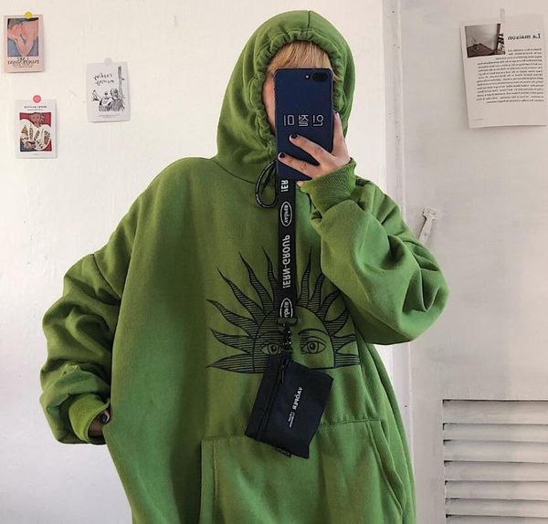 women's hoodies & sweatshirts harajuku style cartoon sun print autumn winter loose plus velvet hooded pullovers sweatshirt women clothi, Black
women's hoodies & sweatshirts harajuku style cartoon sun print autumn winter loose plus velvet hooded pullovers sweatshirt women clothi, Black