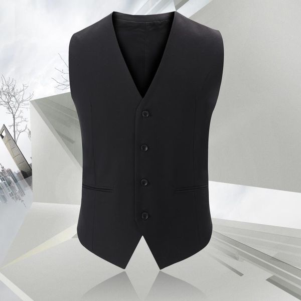 men's vests 2021 v-neck thin section groom wedding dress business vest waistcoat men solid color casual slim jacket, Black;white
men's vests 2021 v-neck thin section groom wedding dress business vest waistcoat men solid color casual slim jacket, Black;white