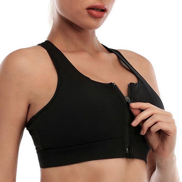 yoga outfit women front zipper sports bras wirepush up padded underwear fitness gym workout breathable vest tube top
yoga outfit women front zipper sports bras wirepush up padded underwear fitness gym workout breathable vest tube top