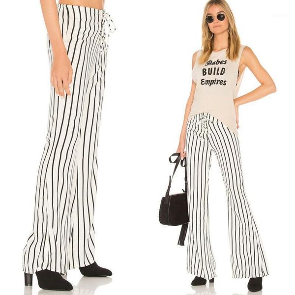 women's pants & capris 2021 palazzo high waist casual stripped wide leg bellly flare dance loose trousers, Black;white
women's pants & capris 2021 palazzo high waist casual stripped wide leg bellly flare dance loose trousers, Black;white