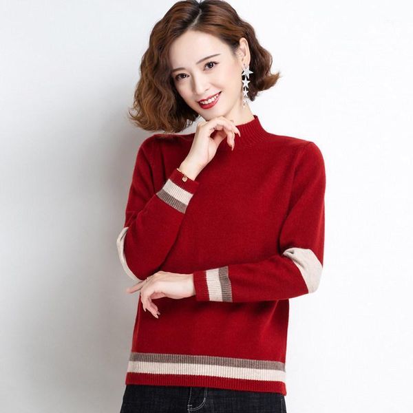 women's sweaters half high neck sweater pullover loose-fitting outer wear winter 2021 western style inner knit bottoming shirt y115, White;black
women's sweaters half high neck sweater pullover loose-fitting outer wear winter 2021 western style inner knit bottoming shirt y115, White;black