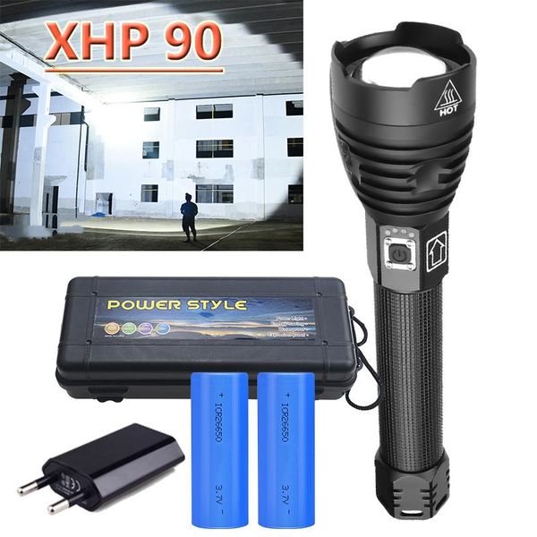 powerful xhp70.2 xhp90 led rechargeable torch super waterproof zoom for camping fishing hunting light
powerful xhp70.2 xhp90 led rechargeable torch super waterproof zoom for camping fishing hunting light