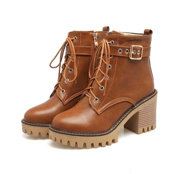 boots large size ladies ankle autumn and winter thick with casual shoes fashion wild women's 34-43, Black
boots large size ladies ankle autumn and winter thick with casual shoes fashion wild women's 34-43, Black