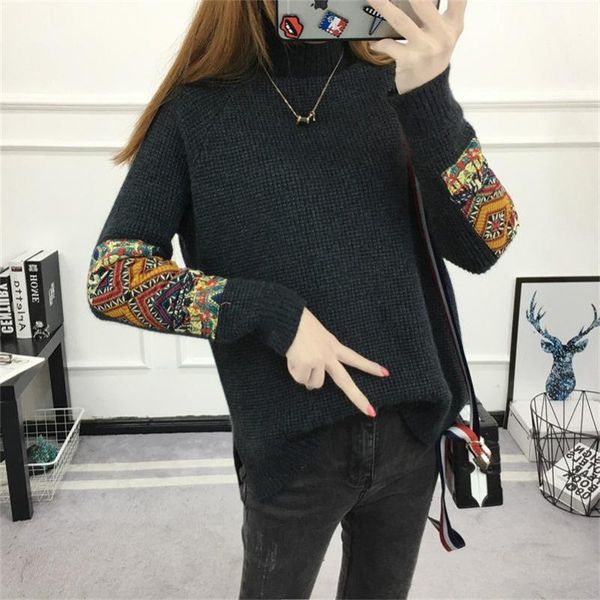 women's sweaters women vintage turtleneck sweater jumpers long sleeve solid retro pullover and irregular split sueter mujer, White;black
women's sweaters women vintage turtleneck sweater jumpers long sleeve solid retro pullover and irregular split sueter mujer, White;black