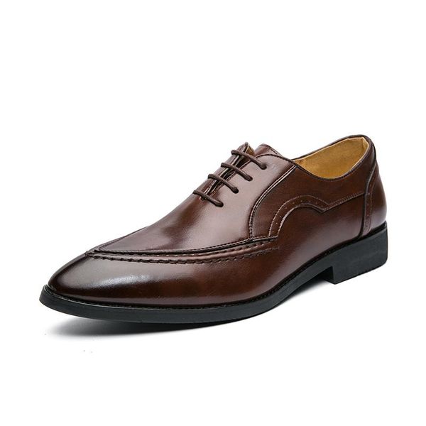 classic mens formal dress oxfords shoes lace-up pointed toe rubber sole british style elegant solid business wedding groom shoes, Black
classic mens formal dress oxfords shoes lace-up pointed toe rubber sole british style elegant solid business wedding groom shoes, Black