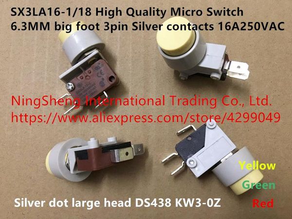 smart home control original 100% sx3la16 silver dot large head ds438 micro switch kw3-0z travel limit 16a250vac
smart home control original 100% sx3la16 silver dot large head ds438 micro switch kw3-0z travel limit 16a250vac