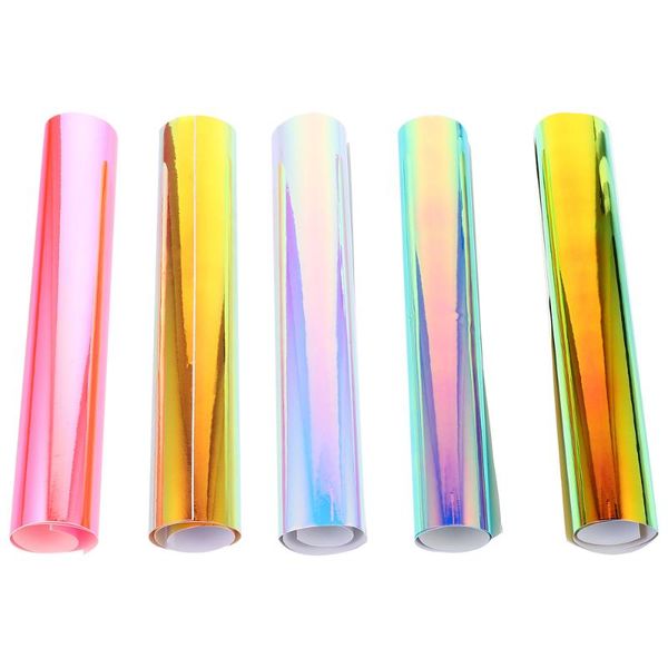 window stickers 5pcs rainbow color films self-adhesive transfer film pvc for clothes
window stickers 5pcs rainbow color films self-adhesive transfer film pvc for clothes