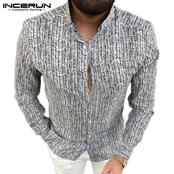 incerun autumn fashion men chic print long sleeve collar shirt casual holiday beach button mens blouse literary fresh streetwear1, White;black
incerun autumn fashion men chic print long sleeve collar shirt casual holiday beach button mens blouse literary fresh streetwear1, White;black