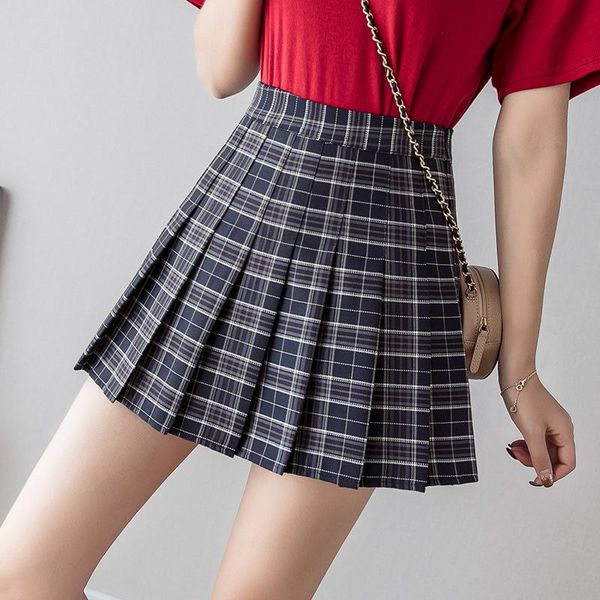 skirts plaid skirt spring and summer korean fashion high waist slim short pleated, Black
skirts plaid skirt spring and summer korean fashion high waist slim short pleated, Black