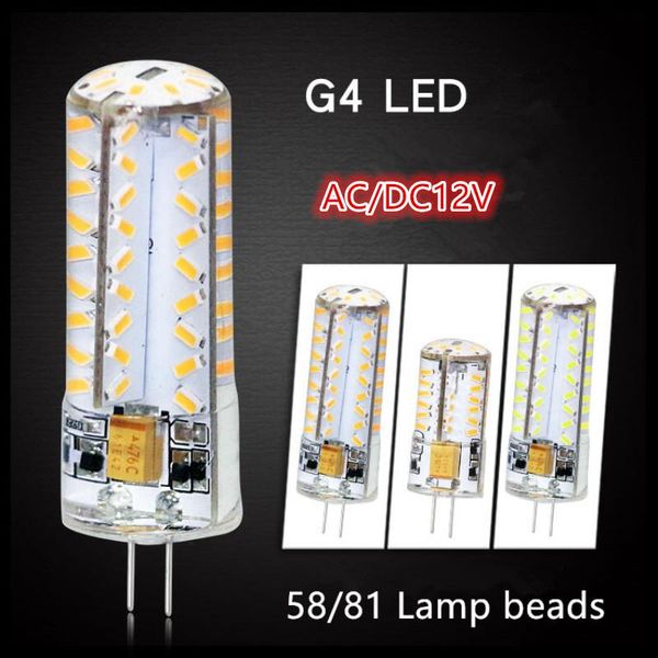 bulbs led g4 58/81 ac/dc12v silica gel ip55 waterproof dust-proof crystal lamp smd 3014 2/3.5w 180lm /300lm safety
bulbs led g4 58/81 ac/dc12v silica gel ip55 waterproof dust-proof crystal lamp smd 3014 2/3.5w 180lm /300lm safety