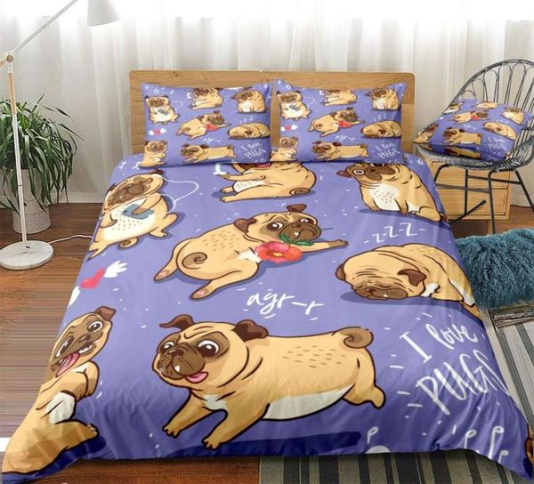 cartoon pugs duvet cover set dog bedding cute pugs dign kids boys girls pet quilt cover bed set purple 3pcs pet dropship
cartoon pugs duvet cover set dog bedding cute pugs dign kids boys girls pet quilt cover bed set purple 3pcs pet dropship
