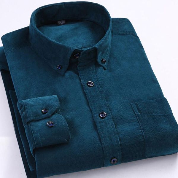 men's casual shirts 100% cotton corduroy long sleeved button down collar smart for men spring autumn winter warm quality comfortable, White;black
men's casual shirts 100% cotton corduroy long sleeved button down collar smart for men spring autumn winter warm quality comfortable, White;black