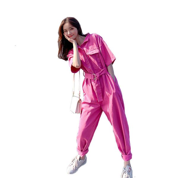2021 new women leisure tooling jumpsuits high waist with sashe female one piece rompers slim single breasted button overalls set y178 t53v, Black;white
2021 new women leisure tooling jumpsuits high waist with sashe female one piece rompers slim single breasted button overalls set y178 t53v, Black;white