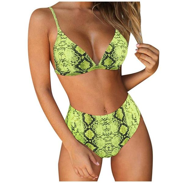 women's swimwear summer style ladies printed split bikini swimsuit thin belt padded push-up beach beautiful comfortable suit f4*, White;black 
women's swimwear summer style ladies printed split bikini swimsuit thin belt padded push-up beach beautiful comfortable suit f4*, White;black