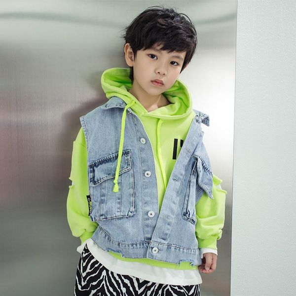 children's spring and autumn korean jeans vest boys cool boys new children's fashion, Camo
children's spring and autumn korean jeans vest boys cool boys new children's fashion, Camo