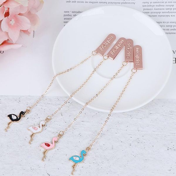 1pc kawaii flamingo metal bookmark cute animals bookmarks for books paper page marker stationery school supplies
1pc kawaii flamingo metal bookmark cute animals bookmarks for books paper page marker stationery school supplies
