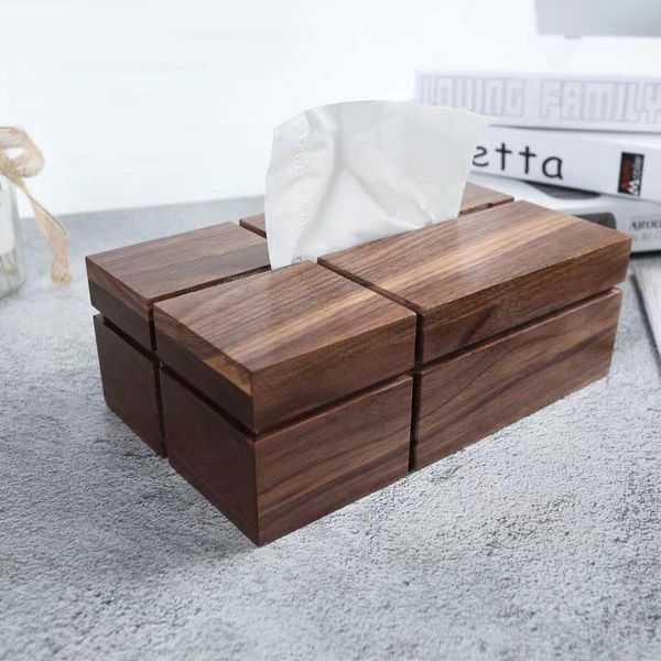 tissue boxes & napkins creative household living room coffee table paper towel holder modern ornaments black walnut wood home decoration
tissue boxes & napkins creative household living room coffee table paper towel holder modern ornaments black walnut wood home decoration