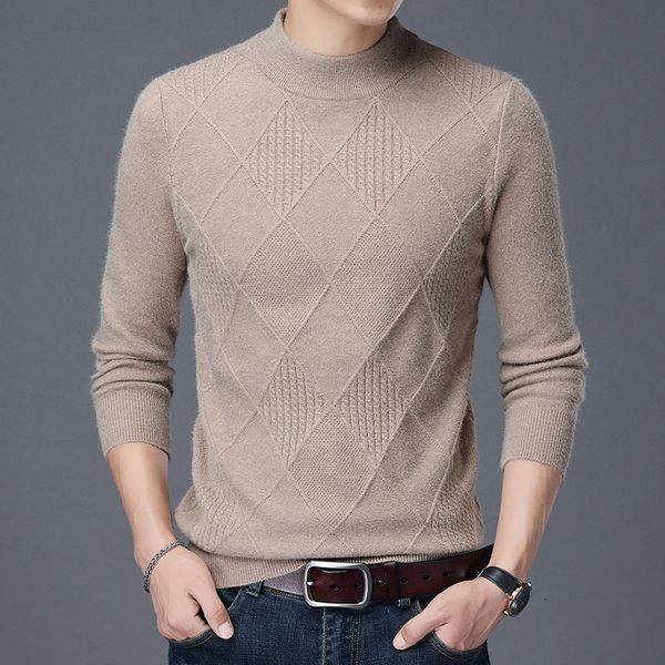 korean fashion half high neck sweater 2021 winter jacquard thickened warm knit bottoming shirt, Black
korean fashion half high neck sweater 2021 winter jacquard thickened warm knit bottoming shirt, Black