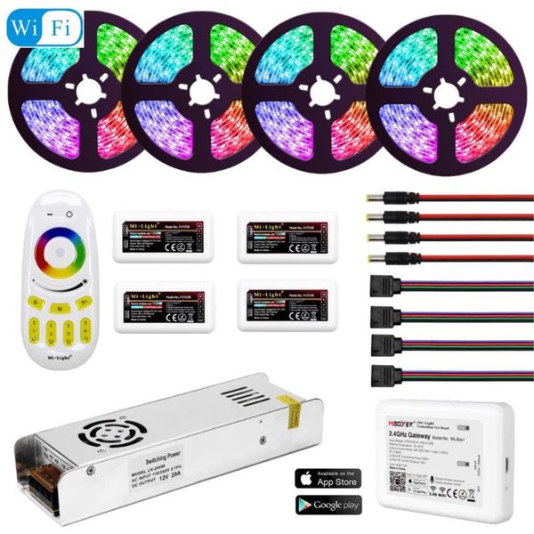 12v mi light wifi led strips waterproof rgb rgbw rgbww fita led strip neon lights flexible light with rf remote controller
12v mi light wifi led strips waterproof rgb rgbw rgbww fita led strip neon lights flexible light with rf remote controller