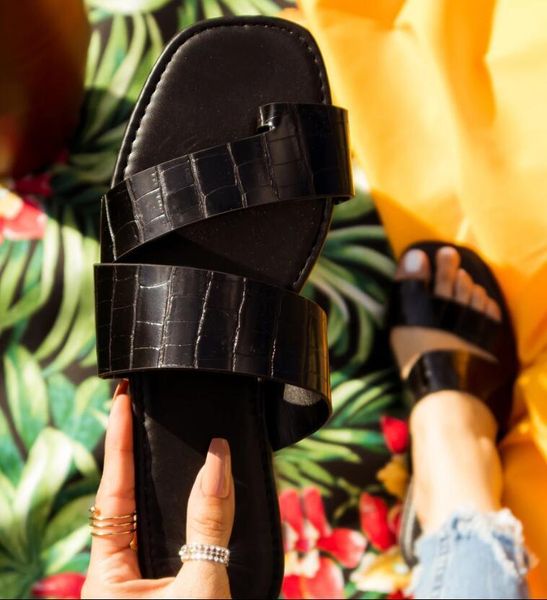women flatform slippers summer flats slides casual shoes leather sandals ladies flip flops sandalias mujer sapato feminino, Black
women flatform slippers summer flats slides casual shoes leather sandals ladies flip flops sandalias mujer sapato feminino, Black