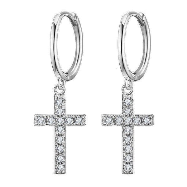 real 925 sterling sier zircon cross hoop earrings for women fashion female luxury jewelry girl student accessories flyleaf new, Golden
real 925 sterling sier zircon cross hoop earrings for women fashion female luxury jewelry girl student accessories flyleaf new, Golden