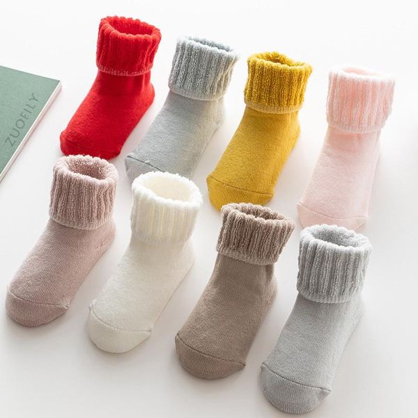 socks born baby kids soft cotton terry winter warm thick toddler girls boys anti slip sock solid infant clothes accessories, Pink;yellow
socks born baby kids soft cotton terry winter warm thick toddler girls boys anti slip sock solid infant clothes accessories, Pink;yellow
