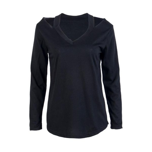 women's t-shirt 2021 fashion women ladies casual loose t shirt long sleeve autumn hollow out shirts, White
women's t-shirt 2021 fashion women ladies casual loose t shirt long sleeve autumn hollow out shirts, White
